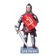 Spalvota miniatiūra Lietuvos karys